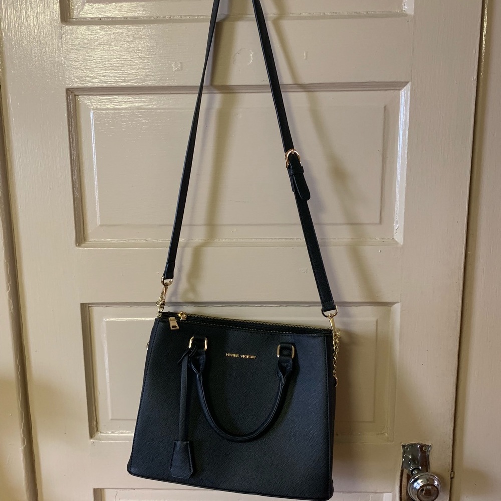 Black Leather Purse